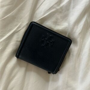 Tory Burch Black Leather Wallet